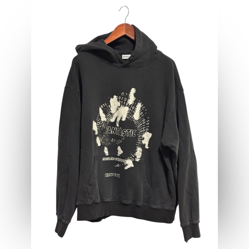 Aelfric Eden Black Graphic Hoodie